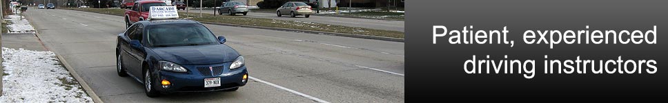 Patient, experienced driving instructors